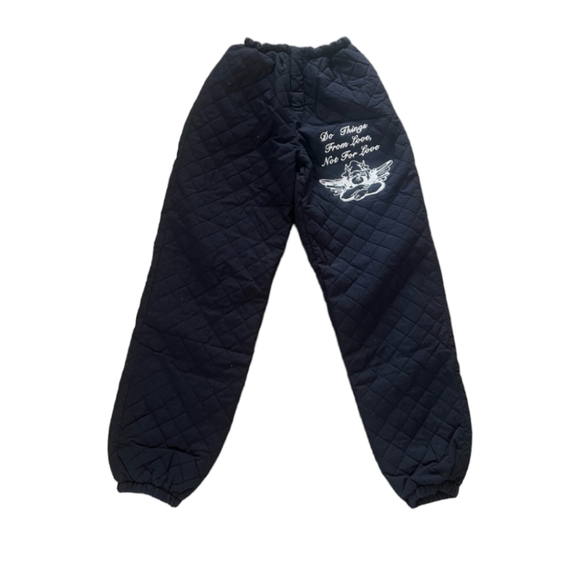Boys Lie Pants - Boys lie quilted sweatpants